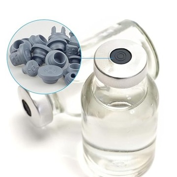 РЕЗИНОВЫЕ ПРОБКИ ДЛЯ ФЛАКОН БУТЫЛОК 110 ШТ 13 мм/20 мм СЕРЫЕ