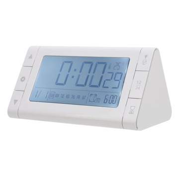 ZEGAREK ELEKTRONICZNY BUDZIK STOJĄCY LED TERMOMETR ALARM DATA