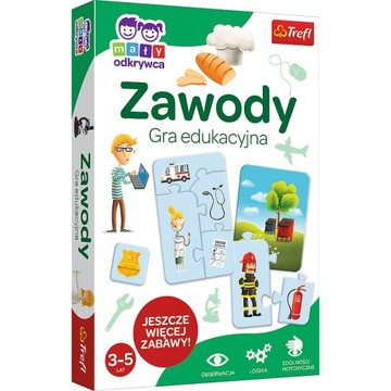 TREFL Mały Odkrywca ZAWODY Gra edukacyjna rodzinna 3-5 lat DLA DZIECI