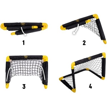 МИНИ-ФУТБОЛЬНЫЕ ВОРОТА С СЕТКОЙ 55x44x44 СМ UMBRO