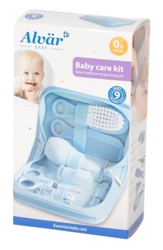 Zestaw do pielęgnacji niemowląt Alvär 9 elementów