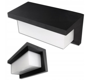 Lampa Ogrodowa kinkiet czujnik ruchu zmierzchu 12W