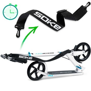 Самокат SOKE CITY белый