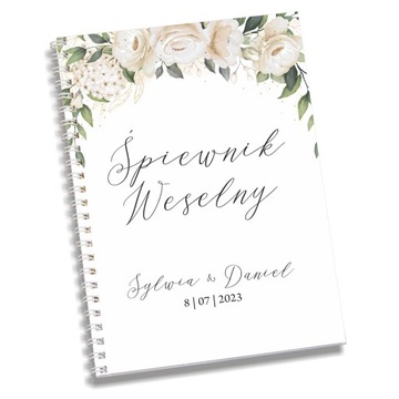 СВАДЕБНЫЙ песенник СВАДЬБА на спирали УЗОРЫ ЦВЕТА