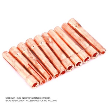 10 шт. Сварка TIGS Coet 13N23 (3/32 дюйма) Copper College для JU