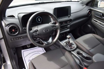 Hyundai Kona I Crossover Facelifting 1.0 T-GDI 120KM 2021 Hyundai Kona N-Line 1.0 Benzyna Hybryda, Niski Przebieg, BDB Stan, Bogata, zdjęcie 16