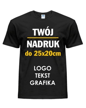Koszulki koszulka T-shirt Twoje logo S