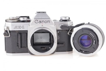 Analogowy Canon AE-1 + 50/1.8 S.C.