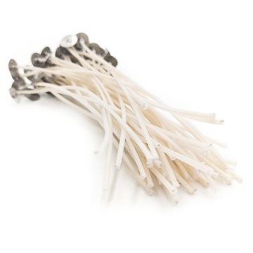 Knot do świec bawełniany z blaszką TYP: N18-12cm-10szt