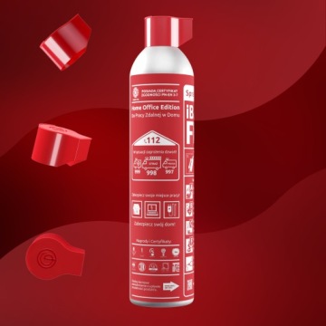 ОГНЕТУШАЩИЙ РАСПЫЛЬ ДЛЯ ОФИСА iBlockFIRE HOME OFFICE HOME FIRE ОГНЕТУШИТЕЛЬ ABCFE 0,6л