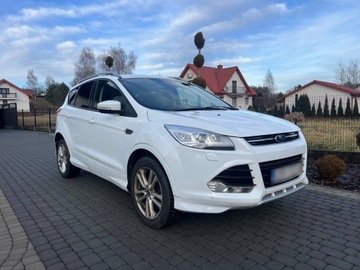 Ford Kuga II SUV 2.0 TDCi 180KM 2015 FORD KUGA 2.0 TDCi Titanium Plus 180 koni 4x4, zarejestrowany w PL, zdjęcie 2