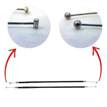 Тормозные тросы для коляски Camarelo Sevilla 28,5 см, тормозной трос 2 шт.