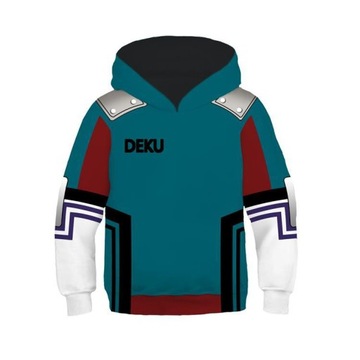 2023 My Hero Academia drukowane 3D bluza z kapturem