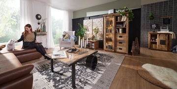 КОРОБКА Деревянная скамейка СТОЛ из массива дерева для спальни MANGO LOFT BGM24