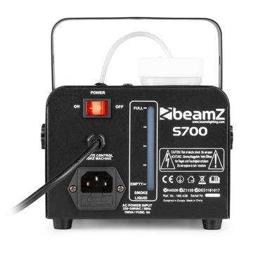 Дымогенератор BeamZ мощностью 700 Вт с жидкостным пилотом
