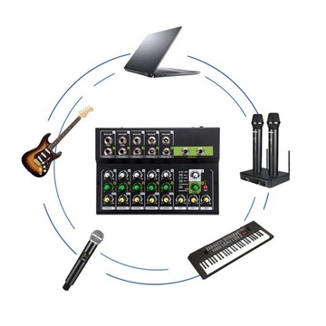 Studio Audio Mixer 10-канальный портативный линейный микшер