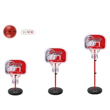 Баскетбольный комплект ДЛЯ ДЕТЕЙ 80-145см НАСОС ДЛЯ МЯЧОВ ПОДСТАВКА