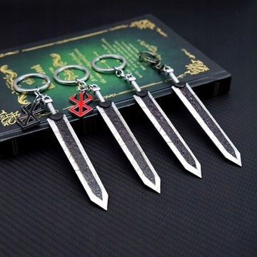 Мужской брелок с мечом Berserk Guts Sword