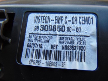 DISPLEJ CITROEN C-ELYSEE II 9830085080 2019R