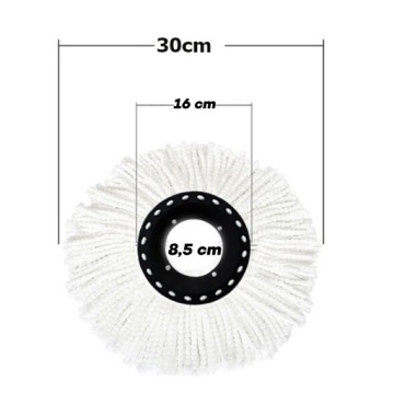 10 ВРАЩАЮЩИХСЯ ВСТАВОК ДЛЯ ШВАБРЫ