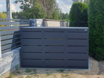 Металлическая конструкция контейнера для мусора Премиум 240-3