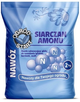 SIARCZAN AMONU NAWÓZ ZAKWASZAJĄCY WIOSENNY DO ROŚLIN KWAŚNOLUBNYCH 2KG