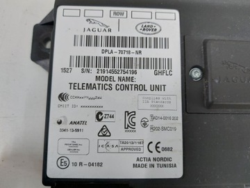 JAGUAR XE XF MODUL ŘÍZENÍ TELEMATIC 16R.