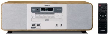 Radio Wieża LENCO DAR-251WDWH Mp3 AUX DAB+ RDS Bluetooth USB Indukcja QI