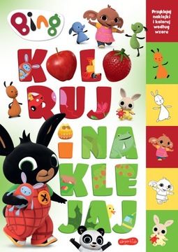 Królik Bing Książeczka dla dzieci Kolorowanka