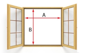 Сеть комаров алюминиевая рама до размера - 90x140 см.