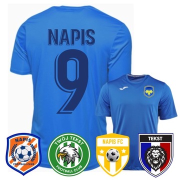 Joma koszulka piłkarska na WF z nadrukiem 118-140