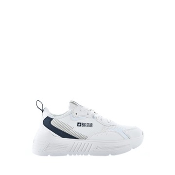 Białe półbuty sportowe Big Star JJ274596 sneakersy