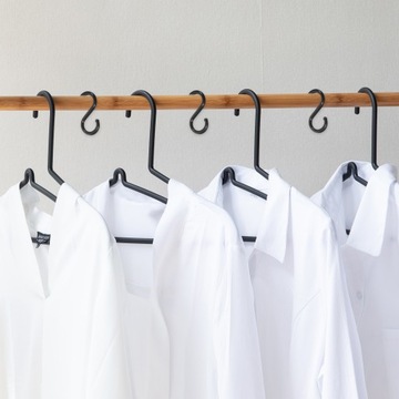 Крючки Пальто Пластиковая вешалка для одежды Крючок S-образной формы