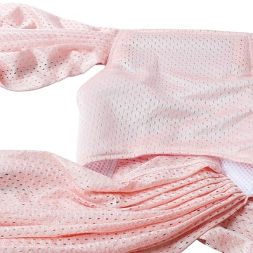 Детский ремешок-кенгуру размера L Розовый портативный эластичный рюкзак-кенгуру для новорожденных