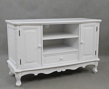 Новая подставка под телевизор, белого цвета.