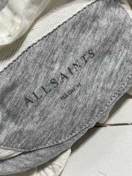 52 bluzka Allsaints M wygodna szara bawełniana letnia cienki materiał