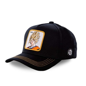 Czapka z daszkiem Capslab DRAGON BALL GOKU hat Snapback czarna