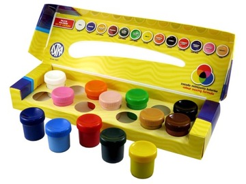 КРАСКИ ДЛЯ ПОСТЕРОВ ASTRA 13 ЦВЕТОВ x 20 мл