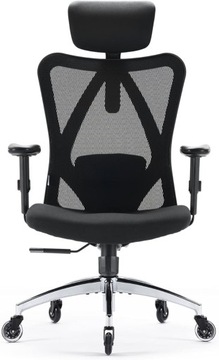 FOTEL BIUROWY OBROTOWY Ergonomiczny Wsparcie kręgosłupa do 150kg