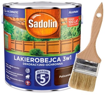 Sadolin Lakierobejca do drewna 3w1 2,5L Palisander