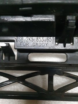 MASKA MŘÍŽKA CHLADIČŮ VW CADDY 2K5853651 ORIGINÁLNÍ