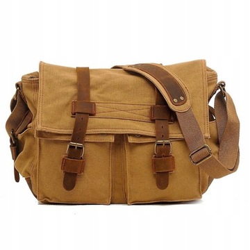 Shoulder Bag Men's Vintage Crossbody Satchel