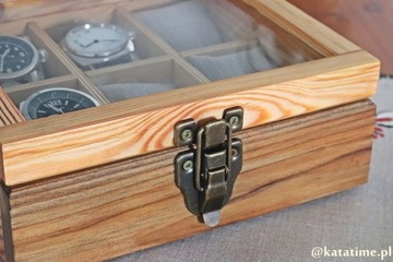 ДЕРЕВЯННАЯ КОРОБКА ДЛЯ 6 ЧАСОВ РУЧНОЙ РАБОТЫ