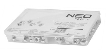 NEO Гайки самоконтрящиеся 146 шт. в коробке 11-972
