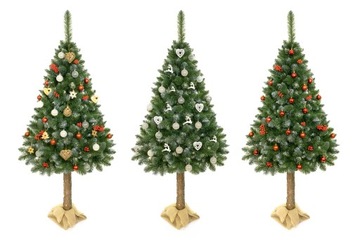 Искусственная ЕЛЬКА ПРЕМИУМ АЛМАЗНАЯ СОСНА на стволе 180см Плотная заснеженная