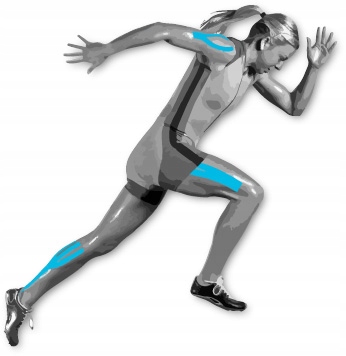 МЕДИЦИНСКИЕ спортивные тейпы TAPE, кинезиологическое тейпирование