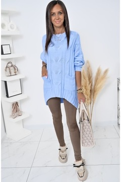 CIEPŁY GRUBY SWETEREK OVERSIZE GEMMI! WZ.2