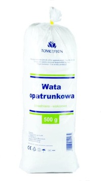 WATA OPATRUNKOWA BAWEŁNIANO-WISKOZA 500G