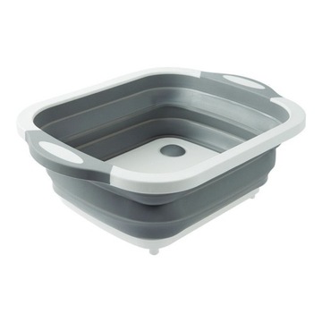 БОЛЬШАЯ ТУРИСТИЧЕСКАЯ СКЛАДНАЯ ЧАША ДЛЯ РАЗДЕЛОЧНОЙ ДОСКИ СИЛИКОНОВАЯ