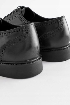 Półbuty Next Skóra Derby Brogues R38,5